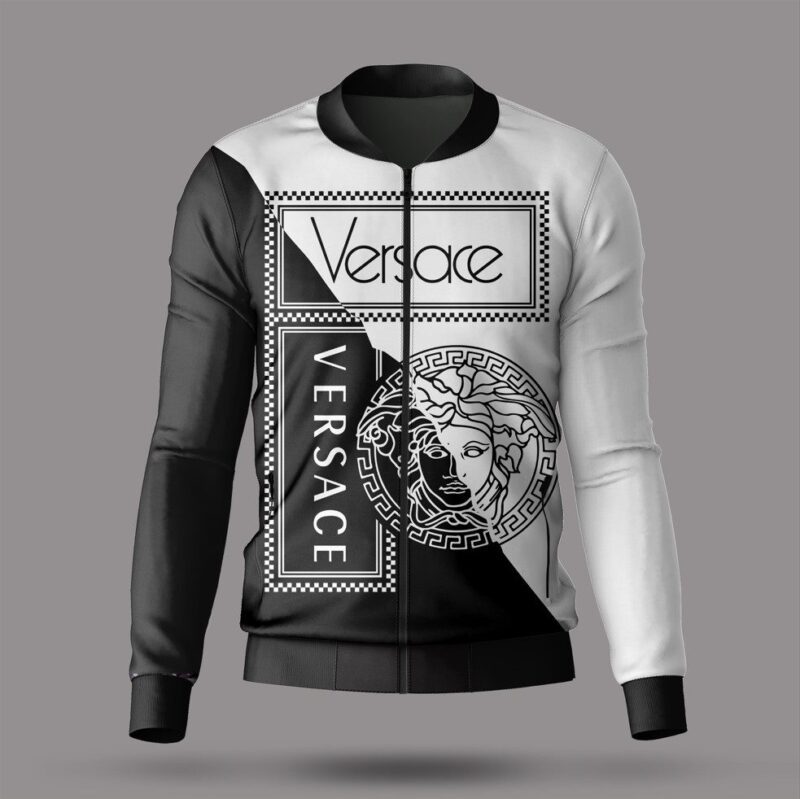 Versace Luxury Brand Varsity Zipper Jacket VST1413