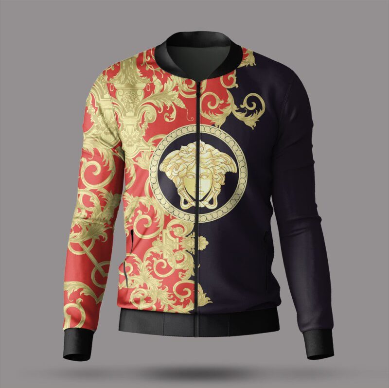 Versace Luxury Brand Varsity Zipper Jacket VST1414