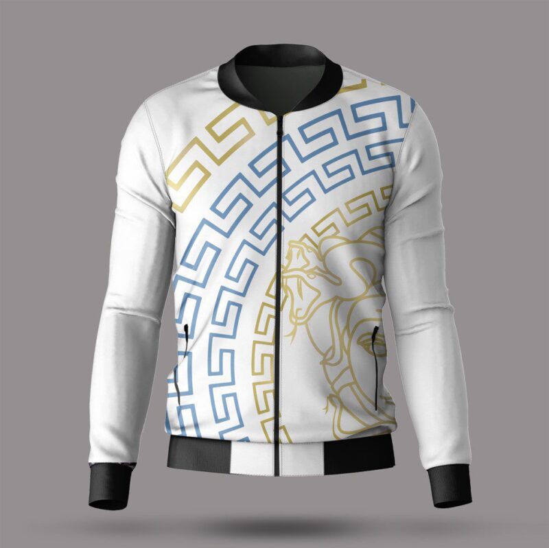 Versace Luxury Brand Varsity Zipper Jacket VST1417