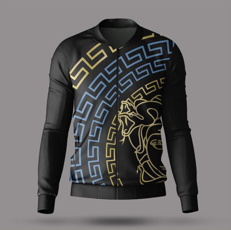 Versace Luxury Brand Varsity Zipper Jacket VST1418