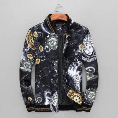 Versace Luxury Brand Varsity Zipper Jacket VST1421