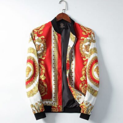 Versace Luxury Brand Varsity Zipper Jacket VST1422