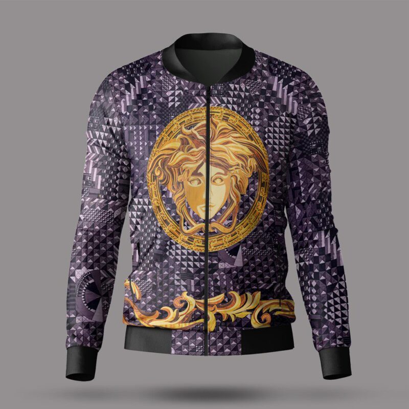 Versace Luxury Brand Varsity Zipper Jacket VST1427