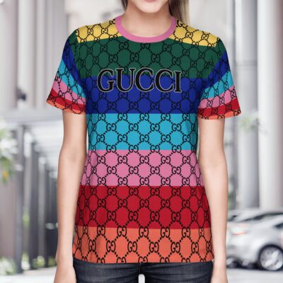 Gucci Combo Unisex T Shirt Short Limited Luxury Outfit CTS1004 3