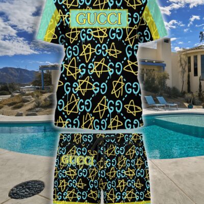 Gucci Combo Unisex T-Shirt & Short Limited Luxury Outfit CTS1006