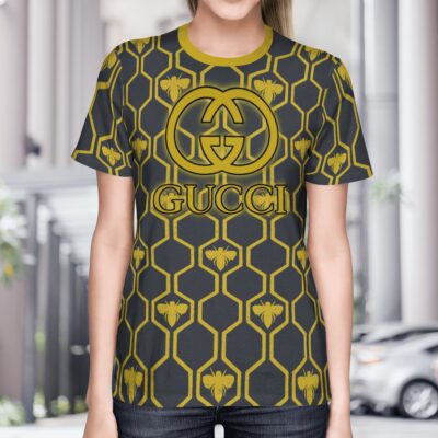 Gucci Combo Unisex T Shirt Short Limited Luxury Outfit CTS1008 3