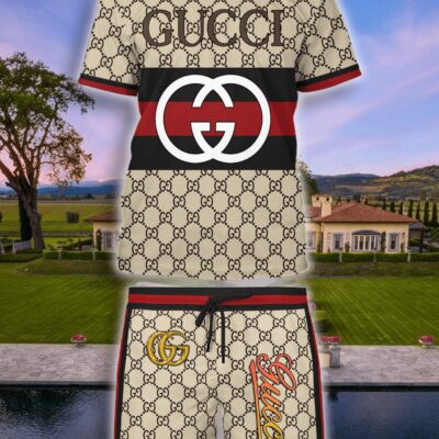 Gucci Combo Unisex T-Shirt & Short Limited Luxury Outfit CTS1009
