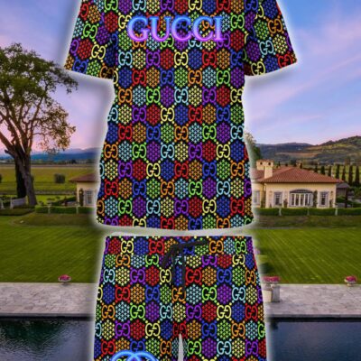 Gucci Combo Unisex T-Shirt & Short Limited Luxury Outfit CTS1010