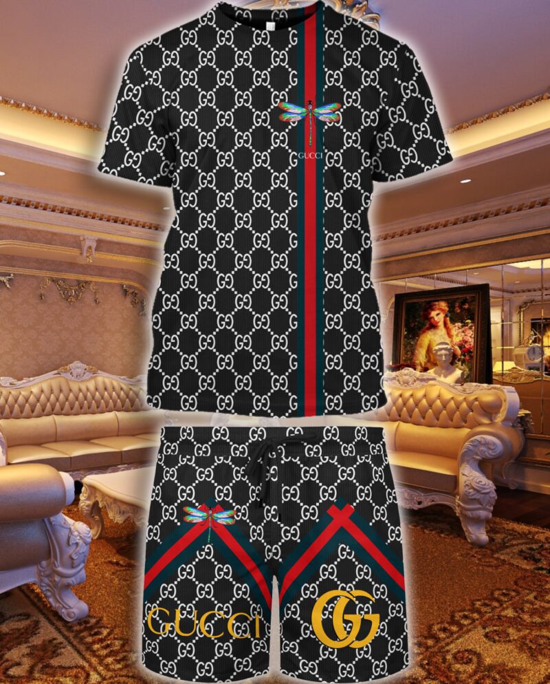 Gucci Combo Unisex T-Shirt & Short Limited Luxury Outfit CTS1011