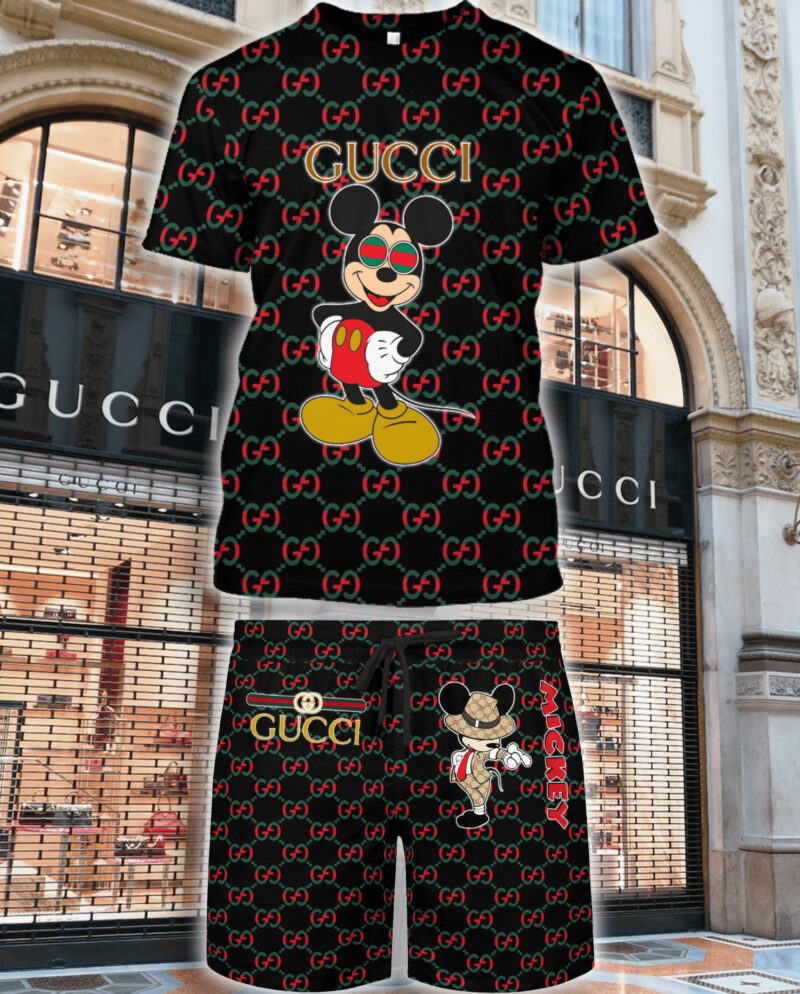 Gucci Combo Unisex T-Shirt & Short Limited Luxury Outfit CTS1014