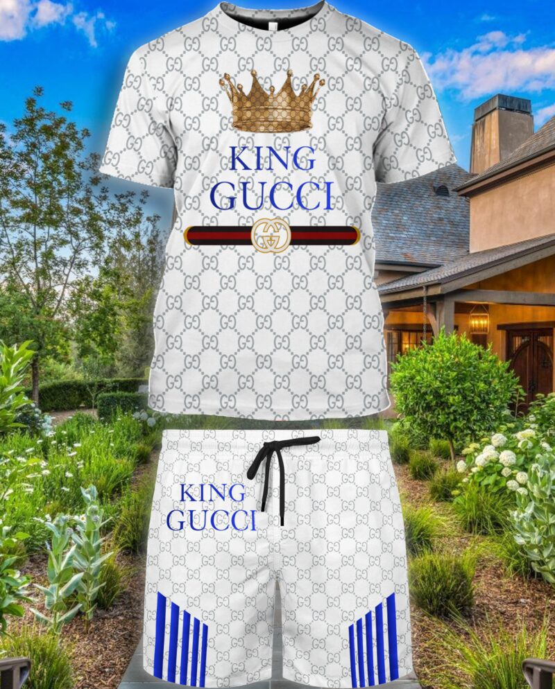Gucci Combo Unisex T Shirt Short Limited Luxury Outfit CTS1016 4