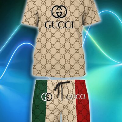 Gucci Combo Unisex T Shirt Short Limited Luxury Outfit CTS1018 4