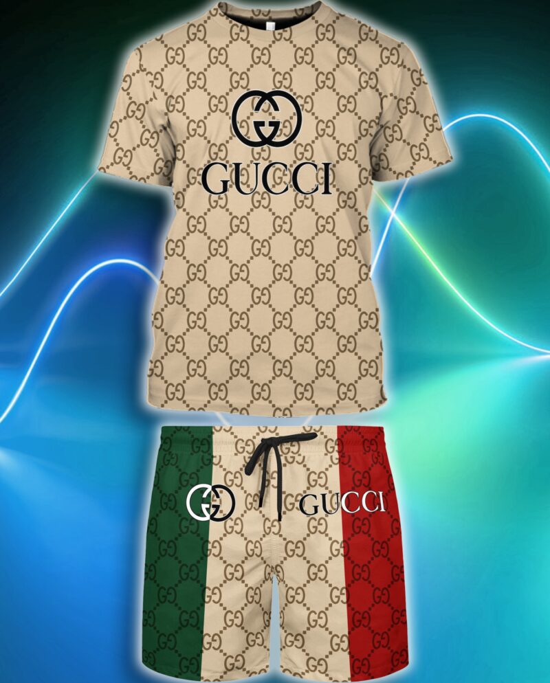 Gucci Combo Unisex T-Shirt & Short Limited Luxury Outfit CTS1018