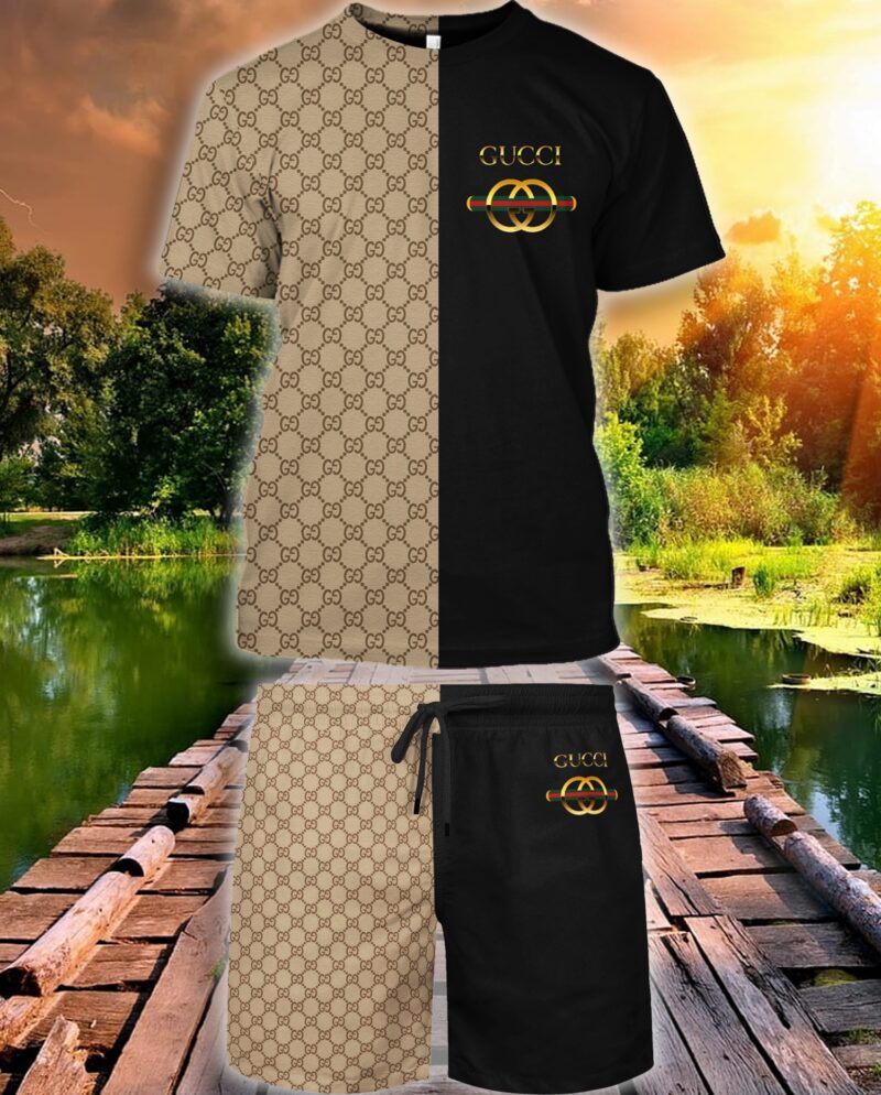 Gucci Combo Unisex T-Shirt & Short Limited Luxury Outfit CTS1025