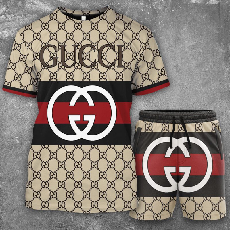 Gucci Combo Unisex T-Shirt & Short Limited Luxury Outfit CTS1049