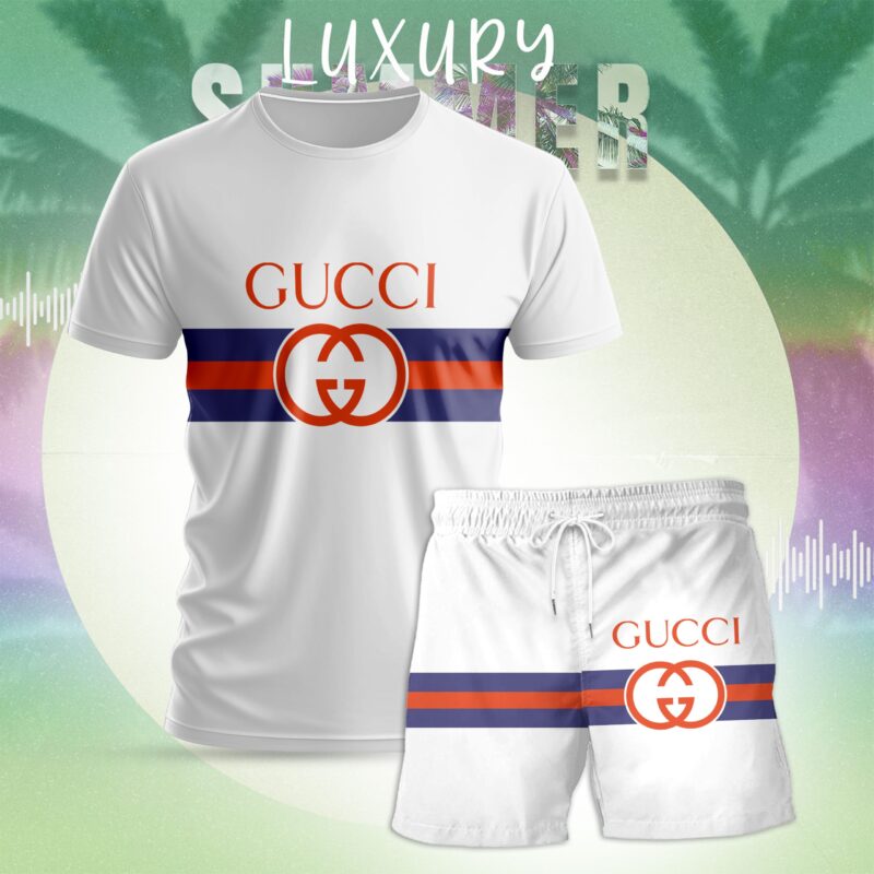 Gucci Combo Unisex T-Shirt & Short Limited Luxury Outfit CTS1150