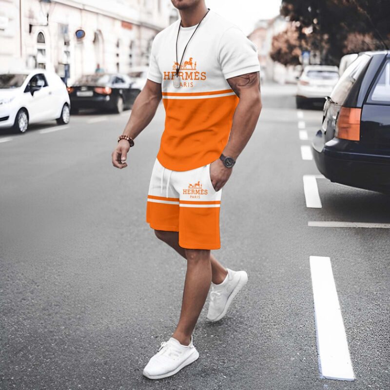 Hermes Combo Unisex T-Shirt & Short Limited Luxury Outfit CTS1100