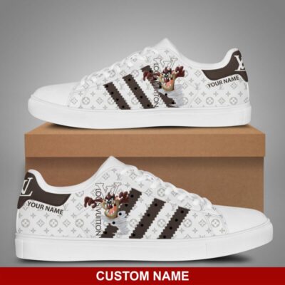LV Cartoon Tasmanian Devil Personalized Skate Shoes SKS1014 2