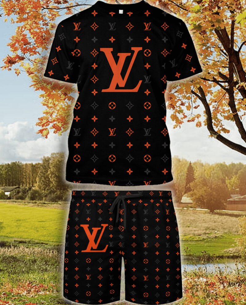 LV Combo Unisex T-Shirt & Short Limited Luxury Outfit CTS1035