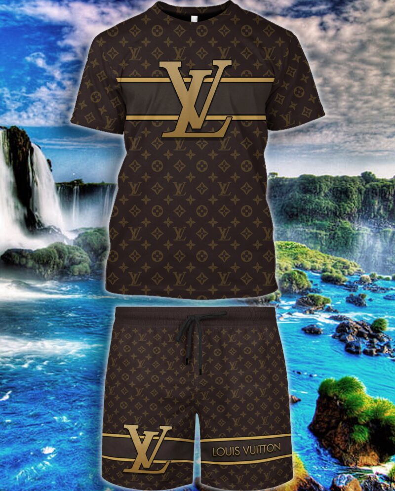 LV Combo Unisex T-Shirt & Short Limited Luxury Outfit CTS1042