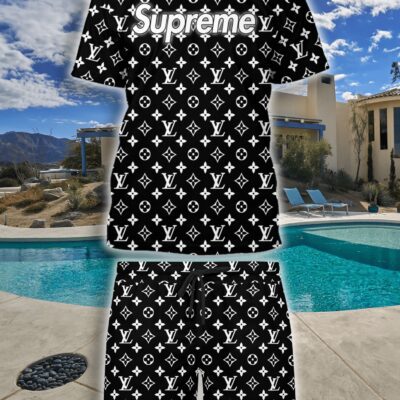 LV Combo Unisex T-Shirt & Short Limited Luxury Outfit CTS1054