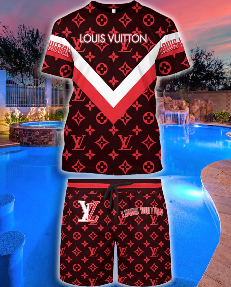 LV Combo Unisex T-Shirt & Short Limited Luxury Outfit CTS1055