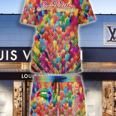 LV Combo Unisex T-Shirt & Short Limited Luxury Outfit CTS1061