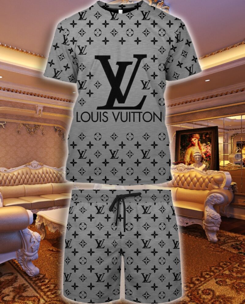 LV Combo Unisex T-Shirt & Short Limited Luxury Outfit CTS1064