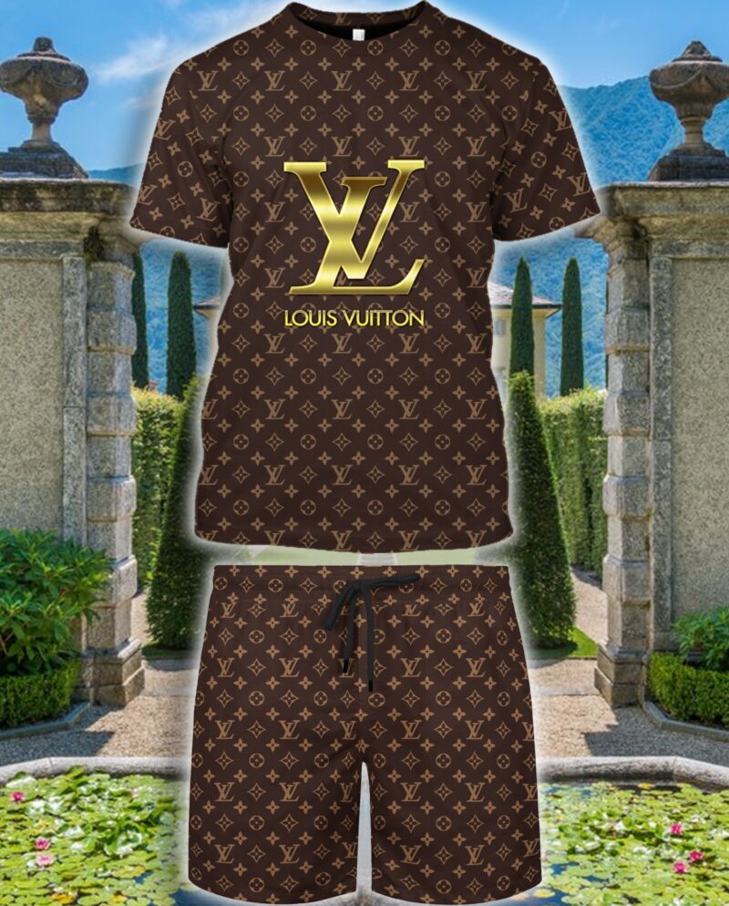 LV Combo Unisex T-Shirt & Short Limited Luxury Outfit CTS1069