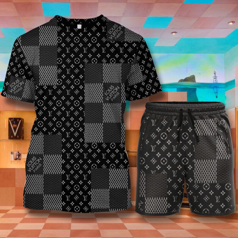 LV Combo Unisex T-Shirt & Short Limited Luxury Outfit CTS1073