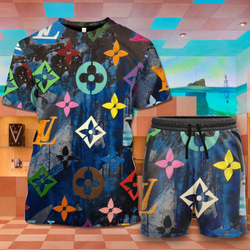 LV Combo Unisex T-Shirt & Short Limited Luxury Outfit CTS1076