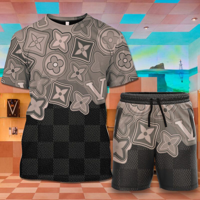 LV Combo Unisex T-Shirt & Short Limited Luxury Outfit CTS1079