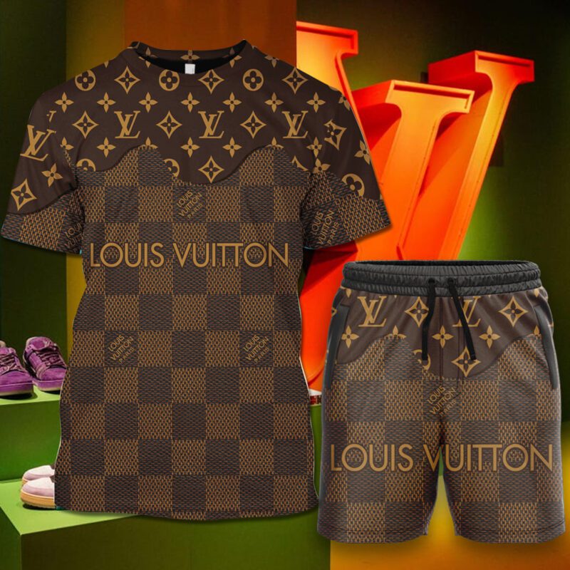 LV Combo Unisex T-Shirt & Short Limited Luxury Outfit CTS1080