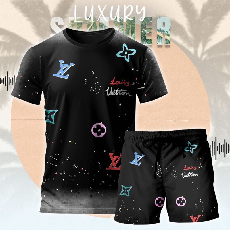 LV Combo Unisex T-Shirt & Short Limited Luxury Outfit CTS1153