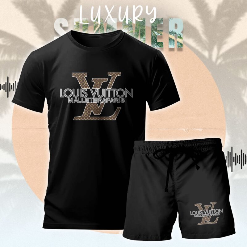 LV Combo Unisex T-Shirt & Short Limited Luxury Outfit CTS1155