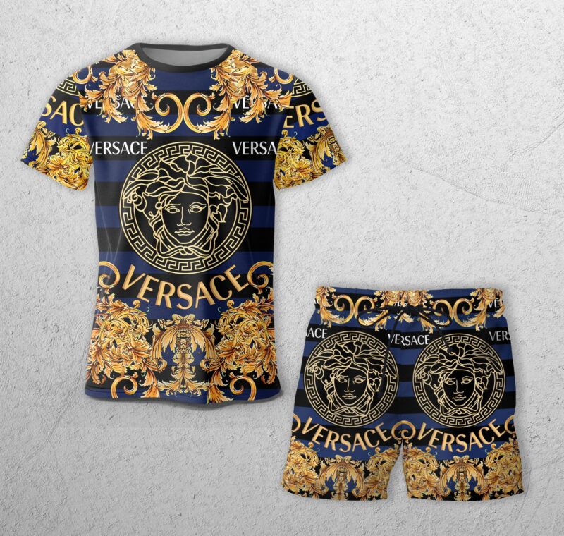 Versace Combo Unisex T-Shirt & Short Limited Luxury Outfit CTS1111