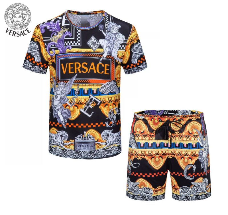 Versace Combo Unisex T-Shirt & Short Limited Luxury Outfit CTS1112