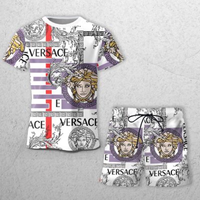 Versace Combo Unisex T-Shirt & Short Limited Luxury Outfit CTS1114