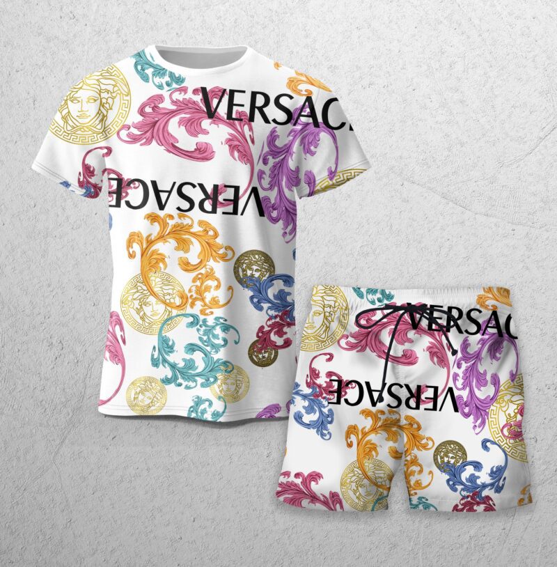 Versace Combo Unisex T-Shirt & Short Limited Luxury Outfit CTS1116