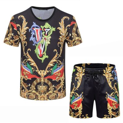 Versace Combo Unisex T-Shirt & Short Limited Luxury Outfit CTS1122
