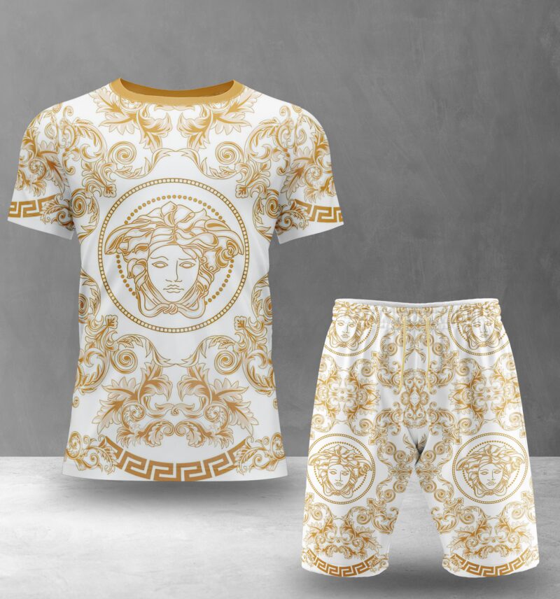 Versace Combo Unisex T-Shirt & Short Limited Luxury Outfit CTS1124