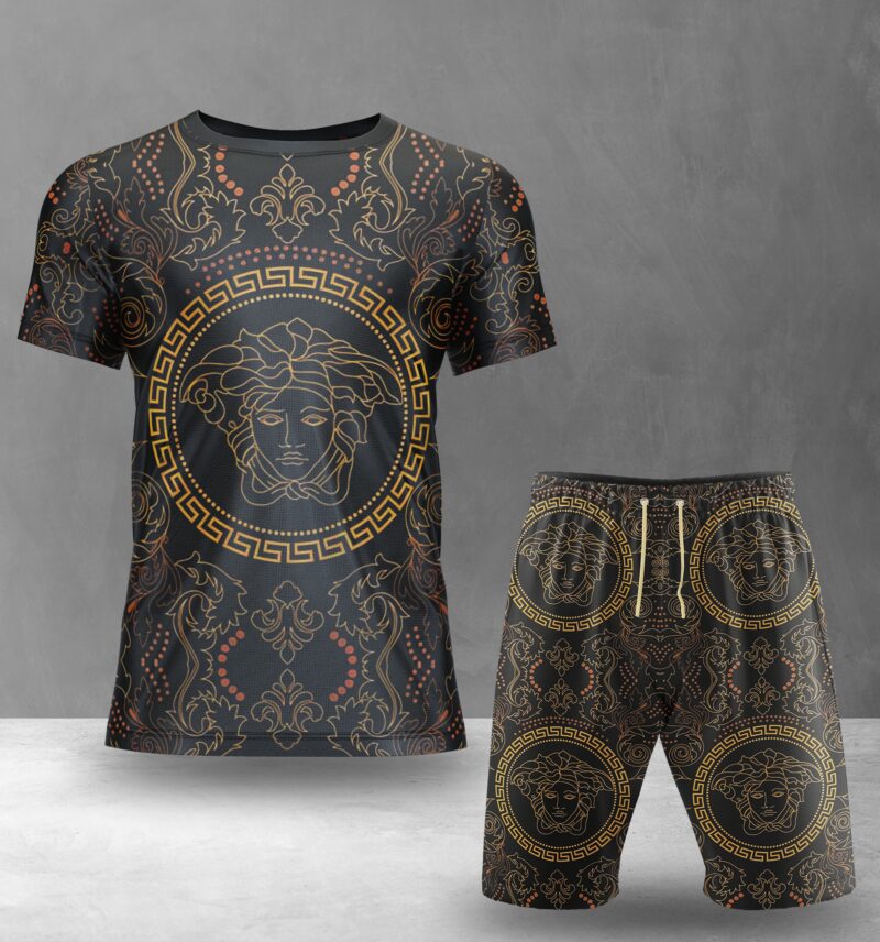 Versace Combo Unisex T-Shirt & Short Limited Luxury Outfit CTS1125