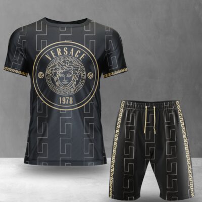 Versace Combo Unisex T-Shirt & Short Limited Luxury Outfit CTS1126