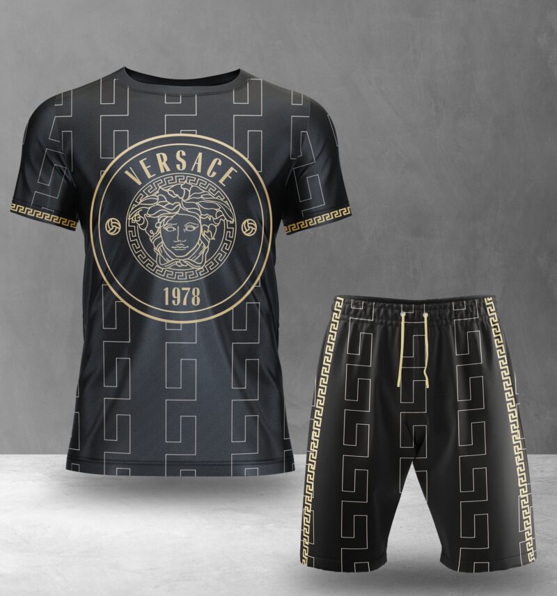 Versace Combo Unisex T-Shirt & Short Limited Luxury Outfit CTS1126