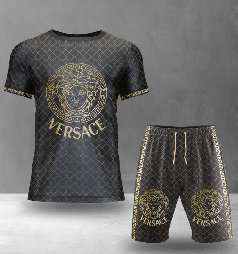 Versace Combo Unisex T-Shirt & Short Limited Luxury Outfit CTS1128