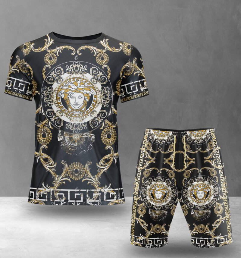 Versace Combo Unisex T-Shirt & Short Limited Luxury Outfit CTS1129