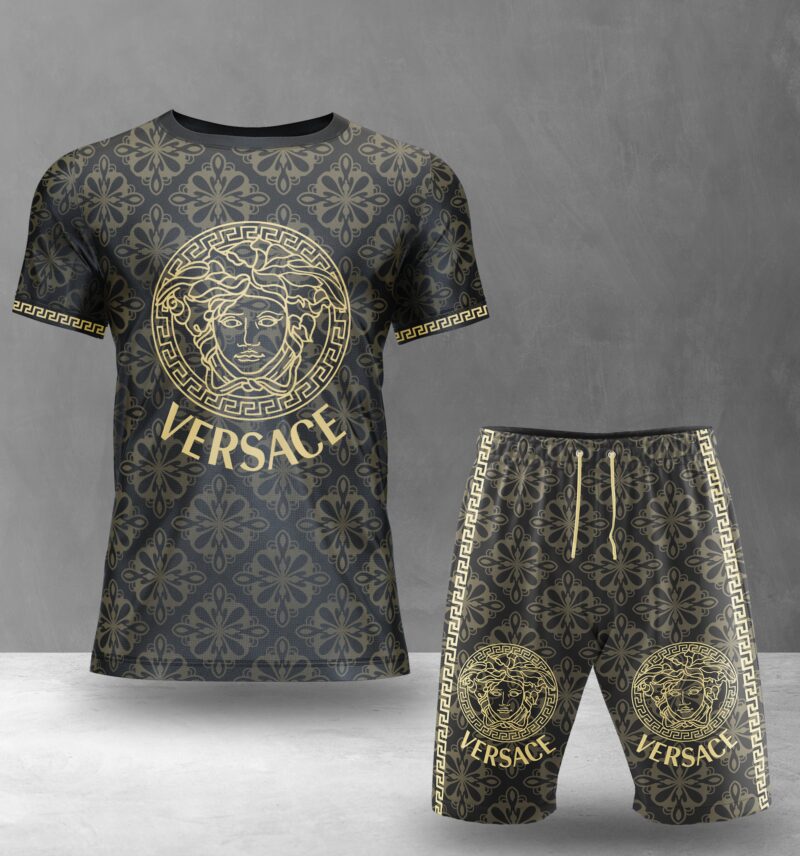 Versace Combo Unisex T-Shirt & Short Limited Luxury Outfit CTS1130