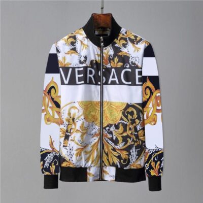 Versace Luxury Brand Varsity Zipper Jacket VST1387