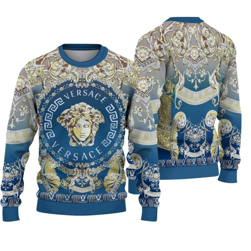 Versace Luxury Ugly Sweater For Winter LZU1330