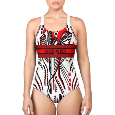 Christian Dior Swimwear Beachwear One Piece Swimsuit OSW1043
